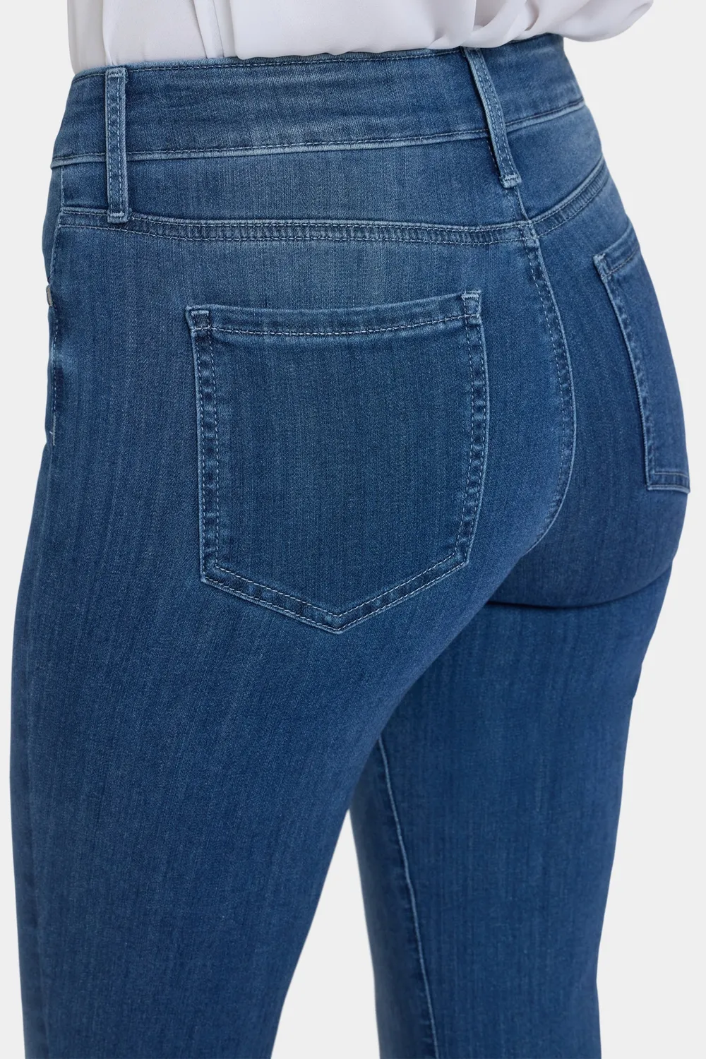 NYDJ Marilyn Straight Jeans Cool Marine Stretch