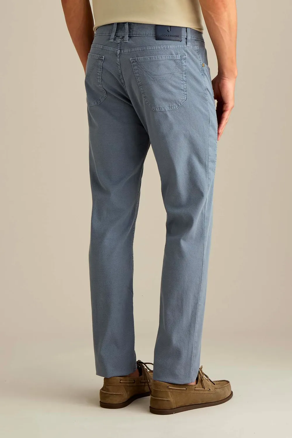 Jeckerson John Hose Slim Fit Mittelblau Baumwolle