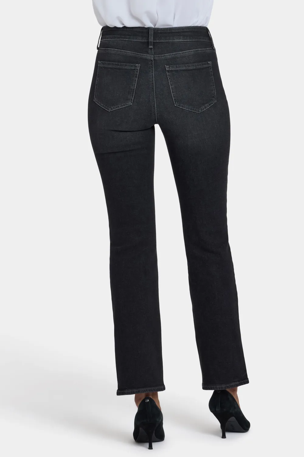 NYDJ Marilyn Straight Jeans Paris Lights Grau