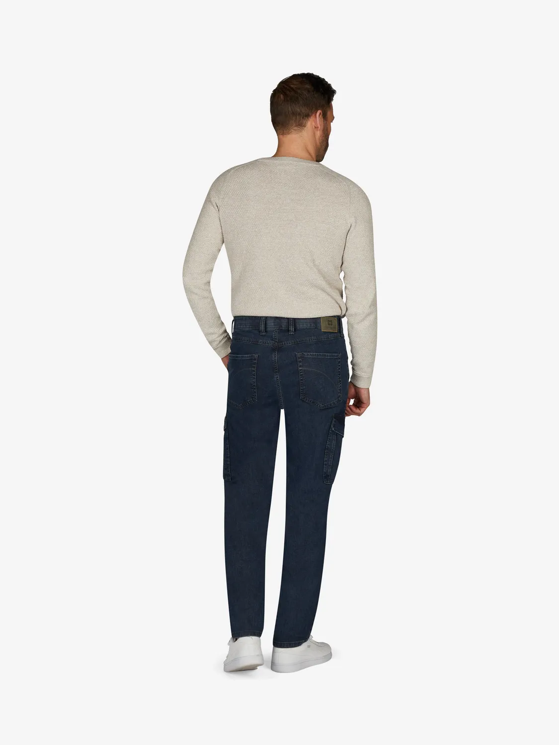 Club of Comfort Tango 8012 Cargo Jeans blau High Stretch