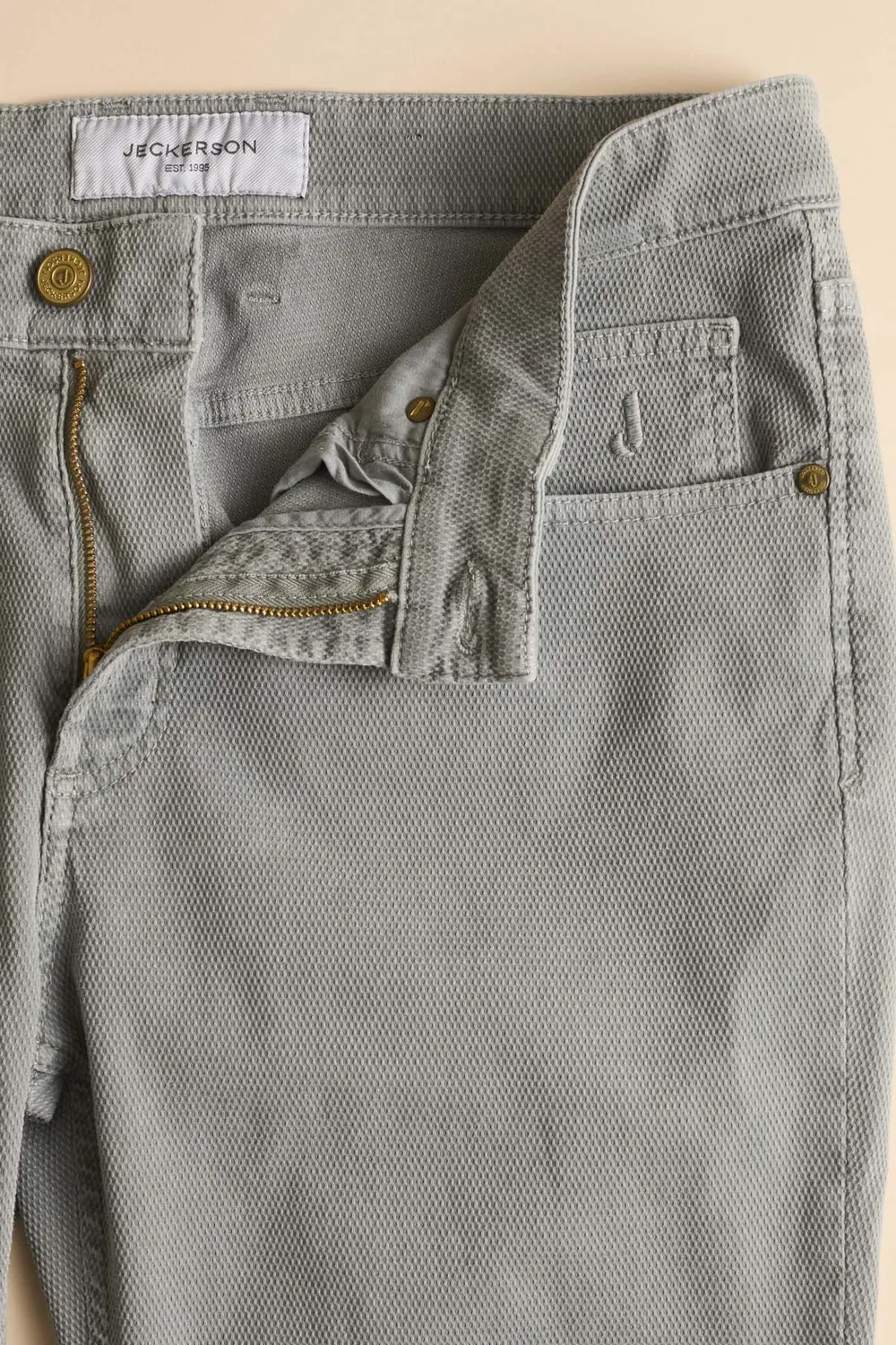 Jeckerson Jordan Hose Herren hellgrau Slim Fit