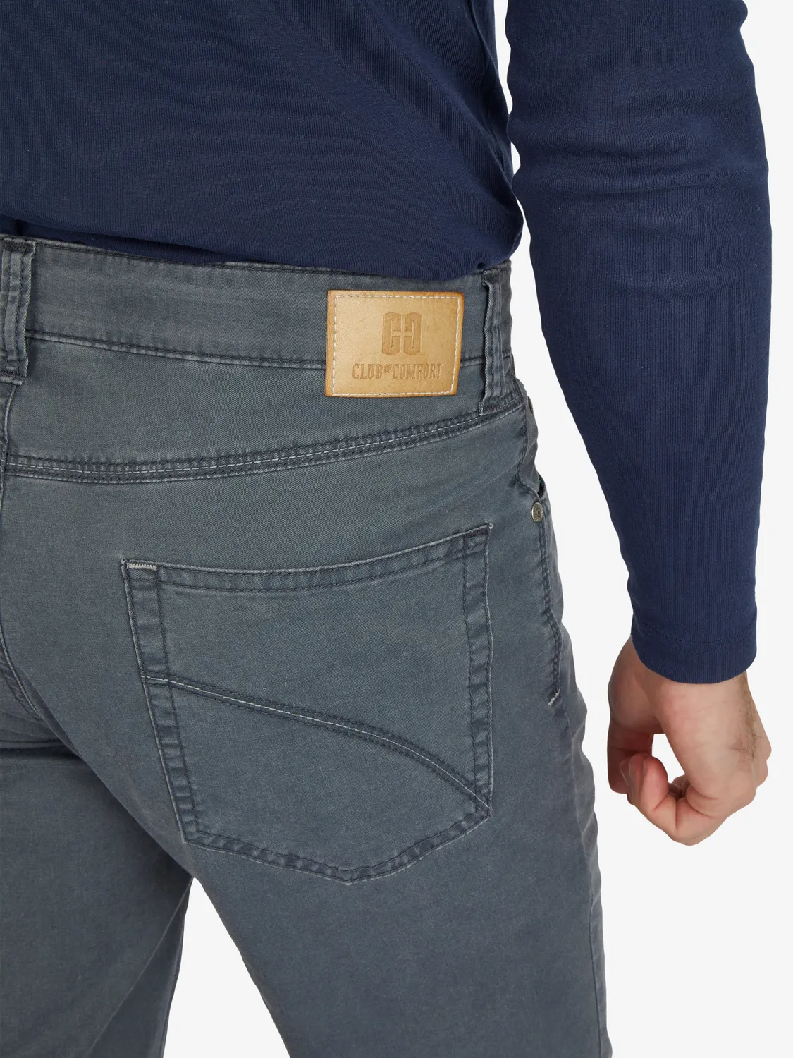 Club of Comfort Henry 7323 Hose mittelblau 6-Pocket