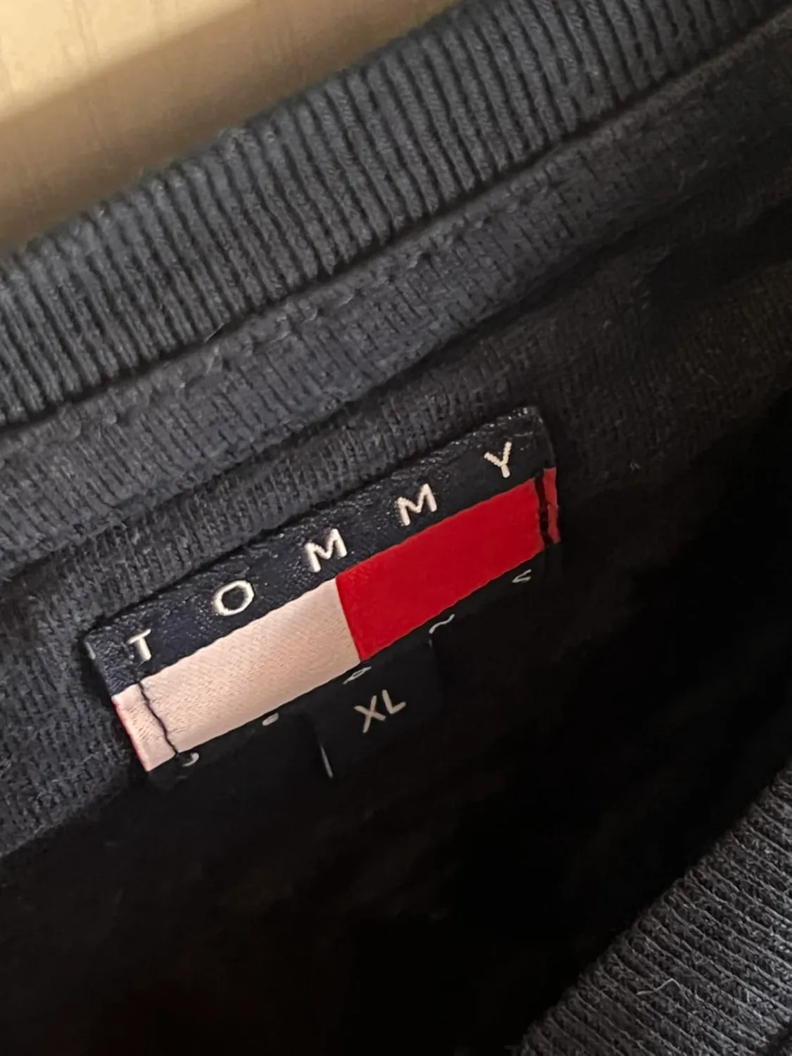 Tommy Jeans Essential T-Shirt Dunkelblau Rundhals XL