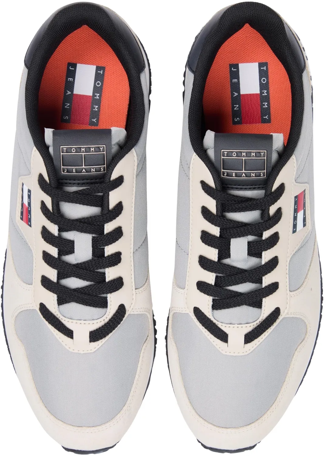 Tommy Jeans Eva Runner Leather Sneaker Herren 40 Beige