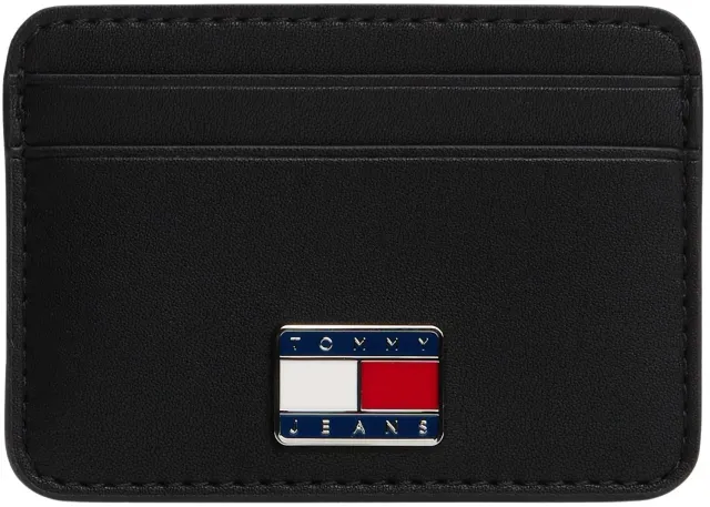 Tommy Jeans Cool Kartenetui Damen schwarz 9x7 cm