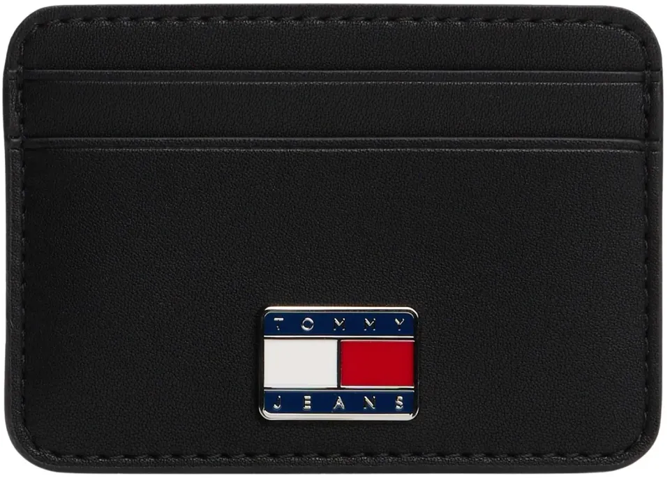 Tommy Jeans Cool Kartenetui Damen schwarz 9x7 cm