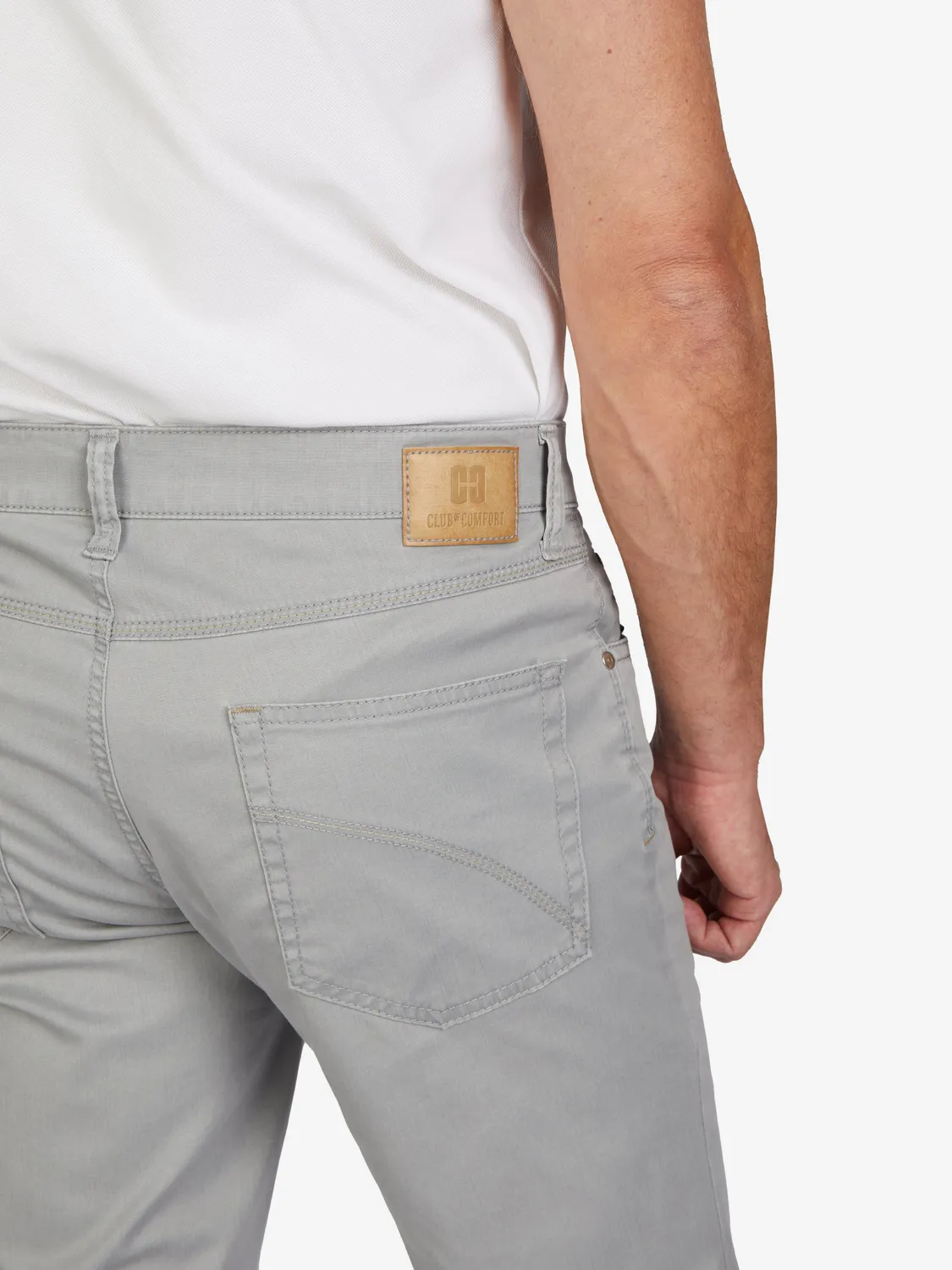 Club of Comfort Henry 7901 Hose hellgrau High Stretch