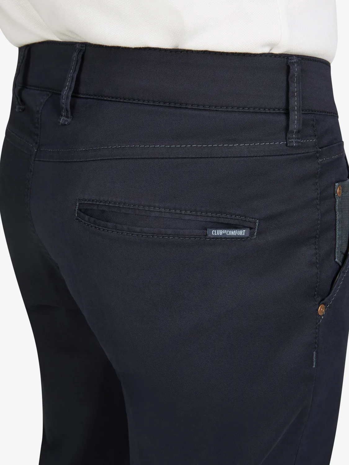 Club of Comfort Phil 7708 Chino marine Slim Fit Stretch