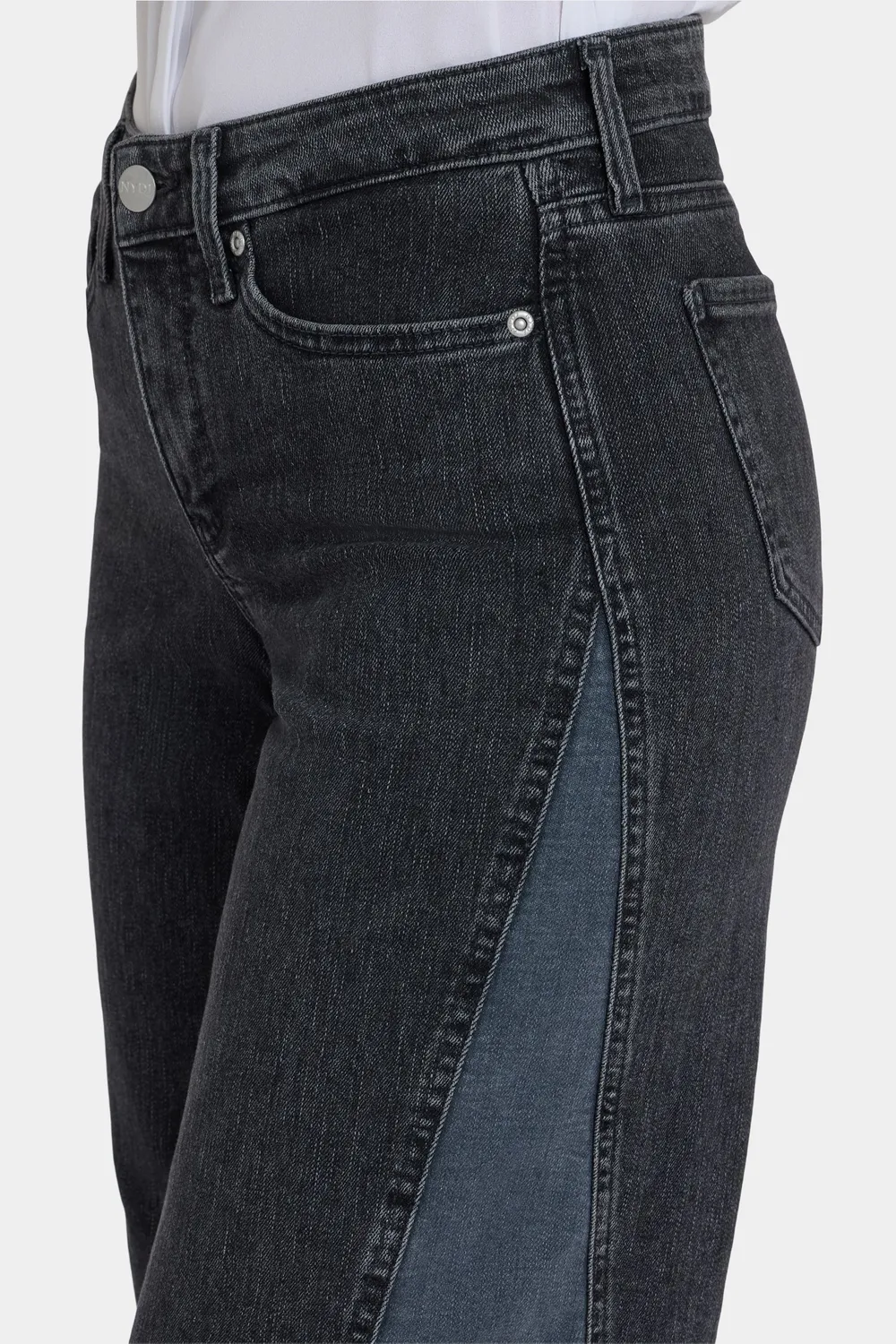 NYDJ Teresa Wide Leg Jeans Street Shade Kontrast