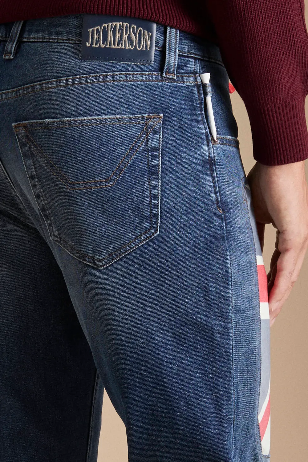Jeckerson Anniversary Jeans Slim Fit mittelblau Denim