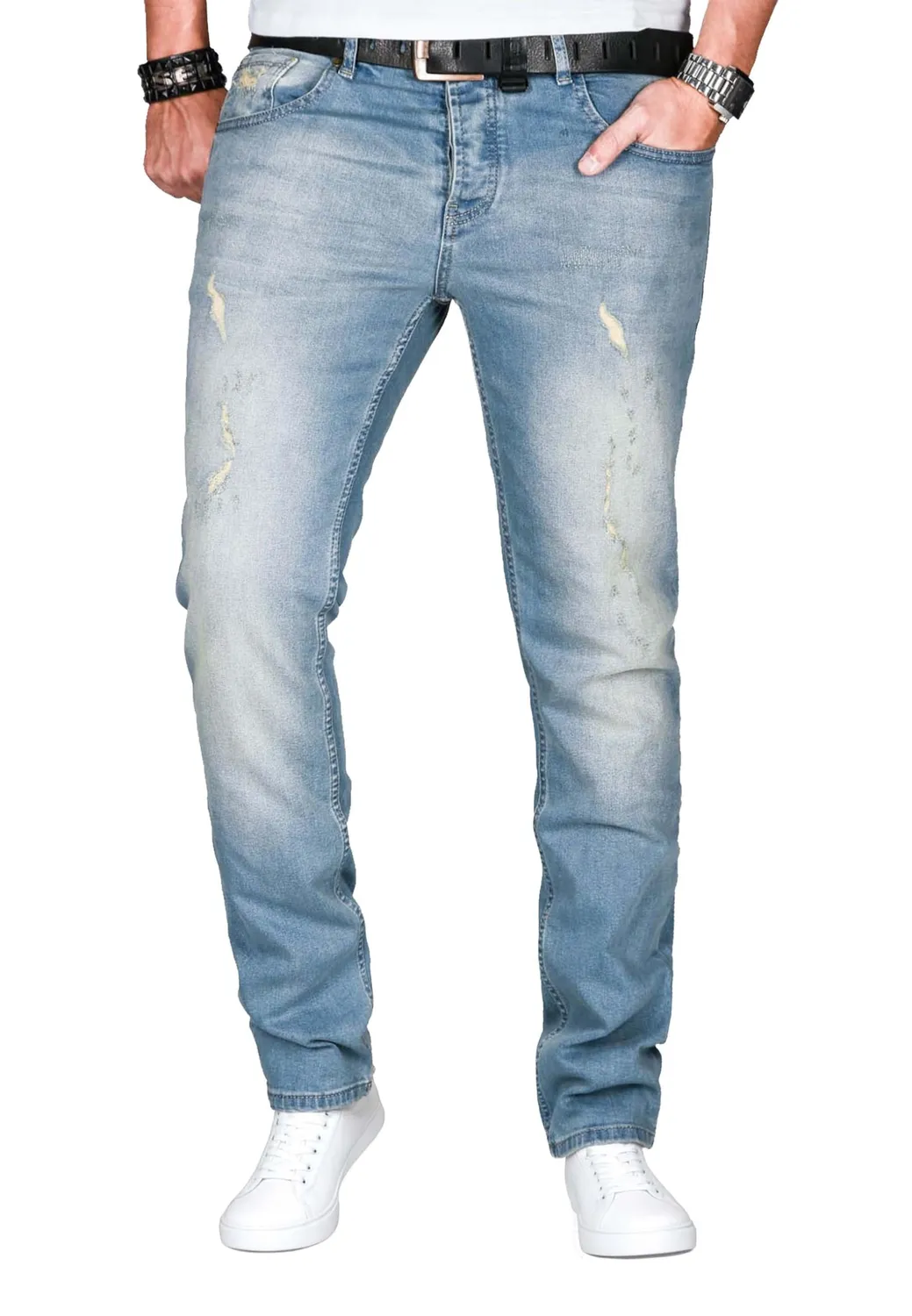Alessandro Salvarini Slim Fit Jeans 32W/30L Stretch