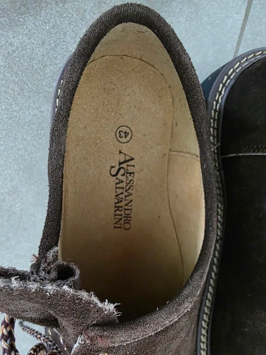 Alessandro Salvarini AS453 Haferlschuhe 45 EU Leder