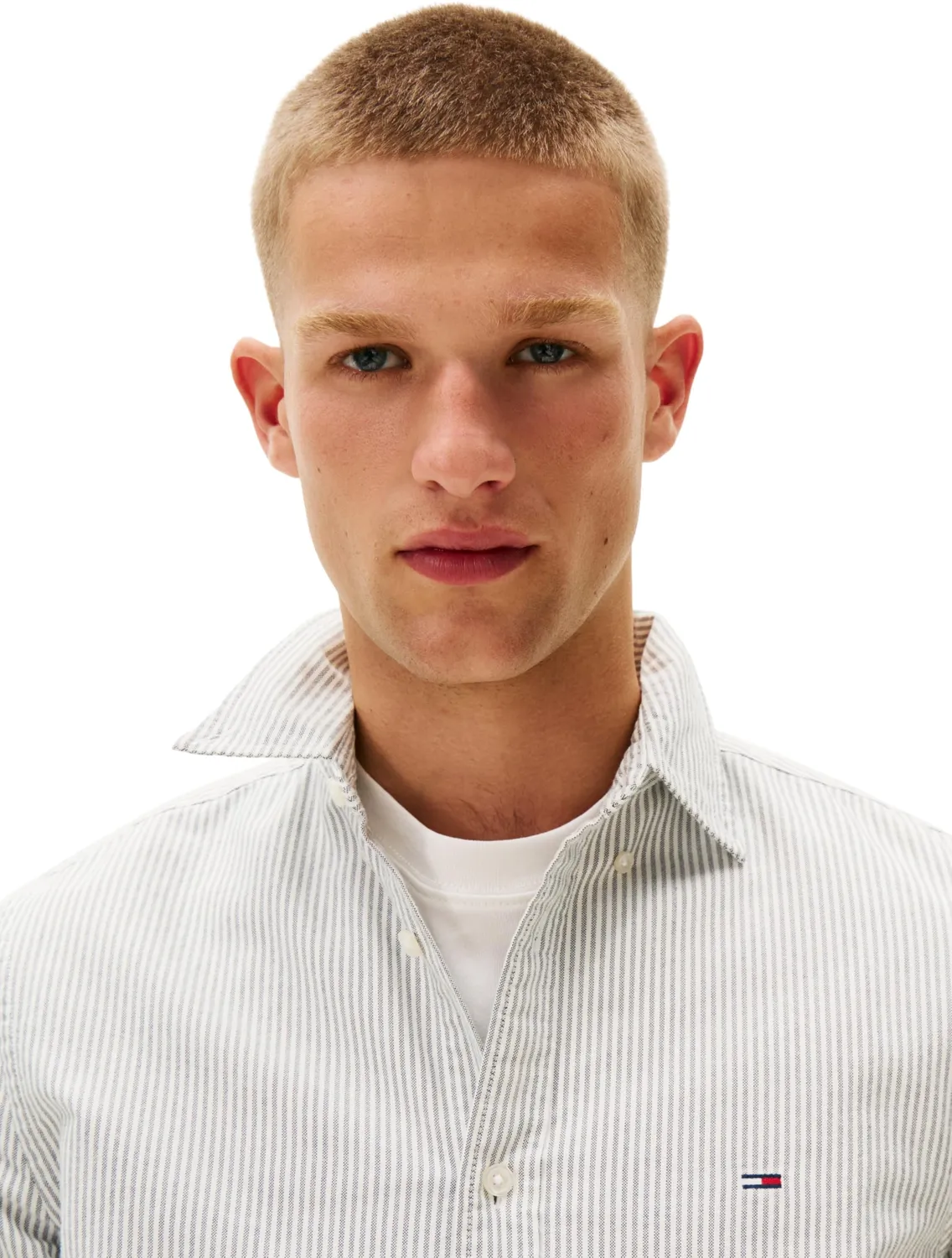 Tommy Jeans Slim Fit Stripe Oxford Hemd Herren XXL
