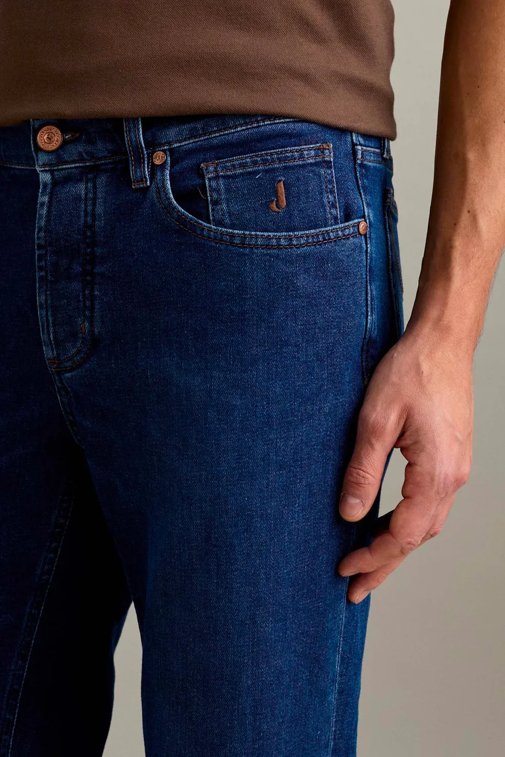 Jeckerson Jasper Jeans Dunkelblau Regular Fit