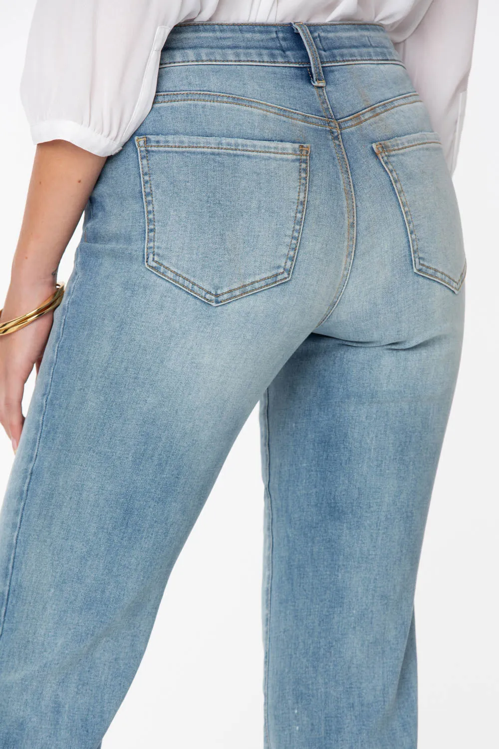 NYDJ Marilyn Straight Jeans Biscayne gerader Schnitt