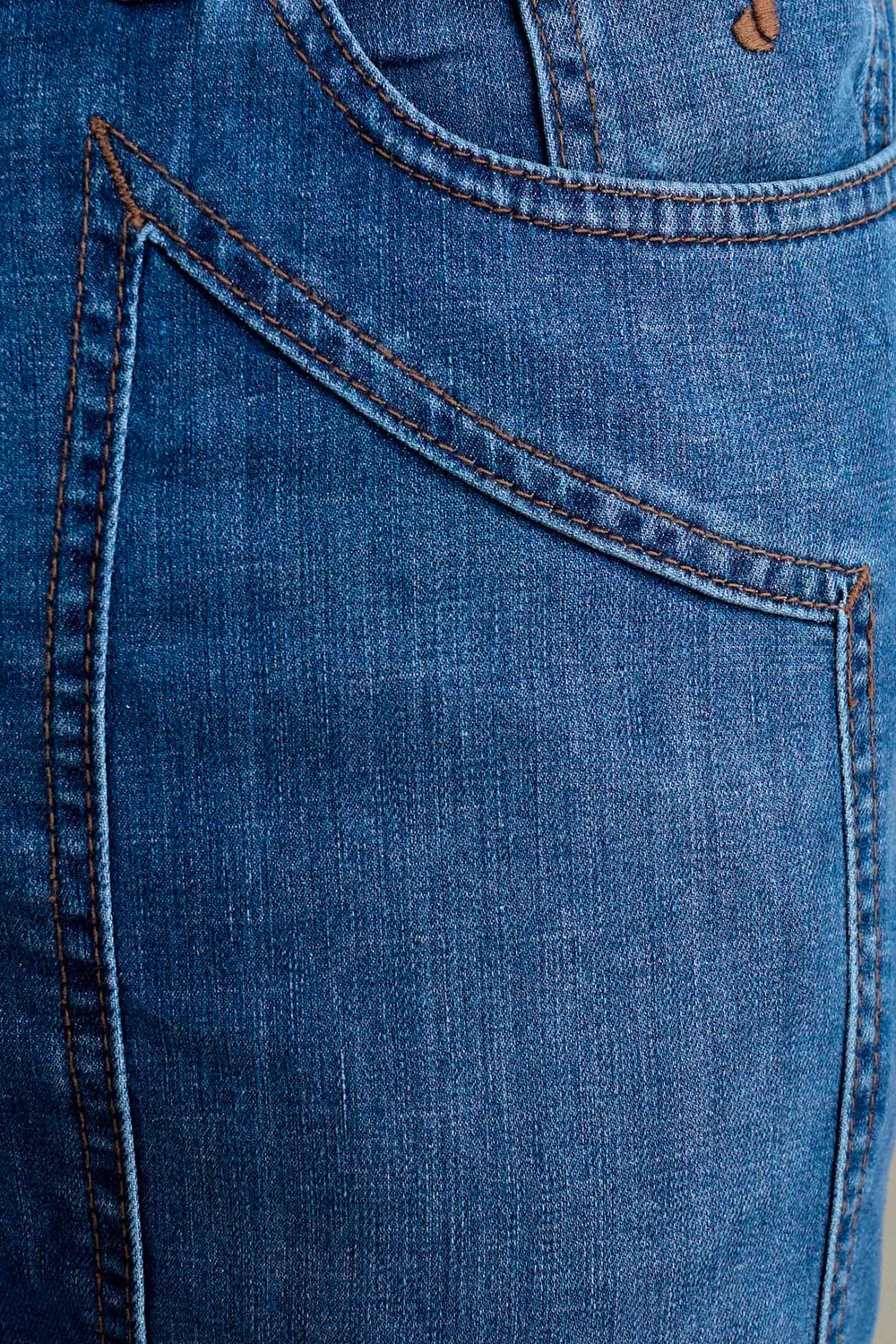 Jeckerson John Slim Fit Jeans Mittelblau Denim