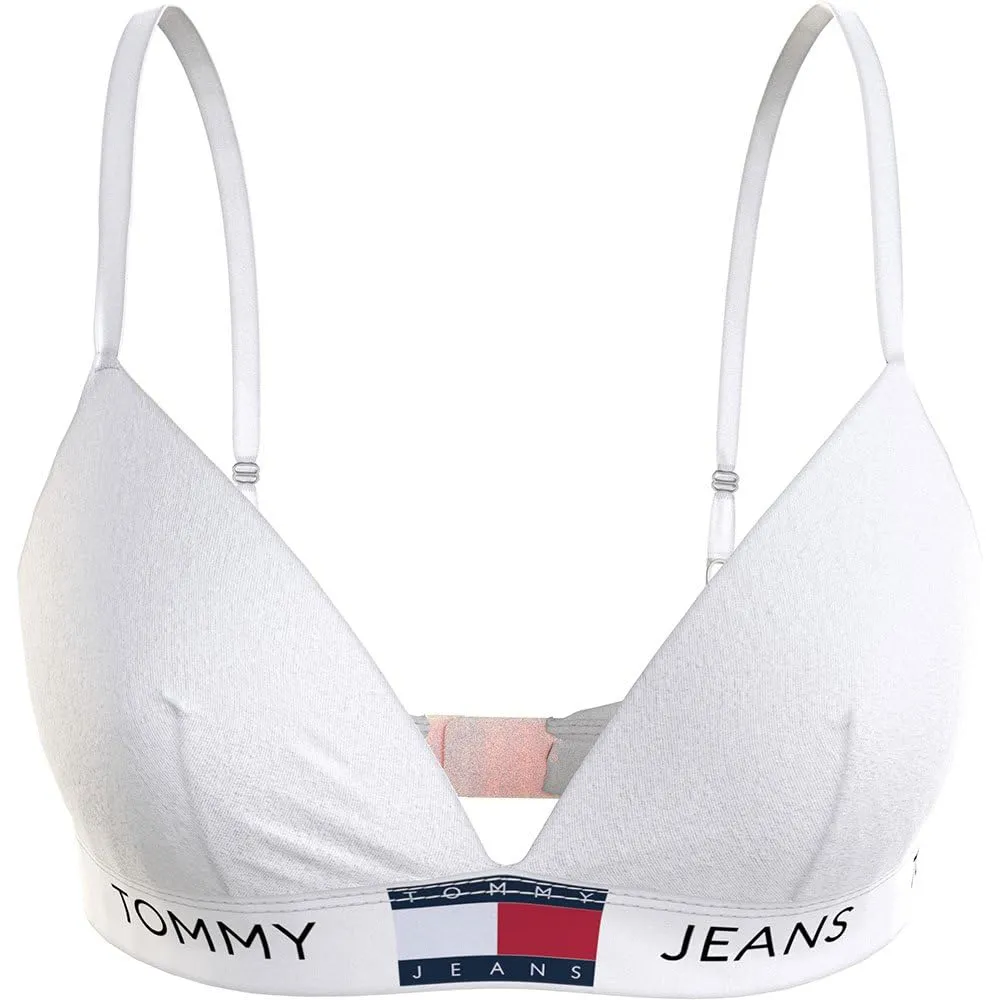 Tommy Jeans Triangel BH Padded Stretch weiß Gr L
