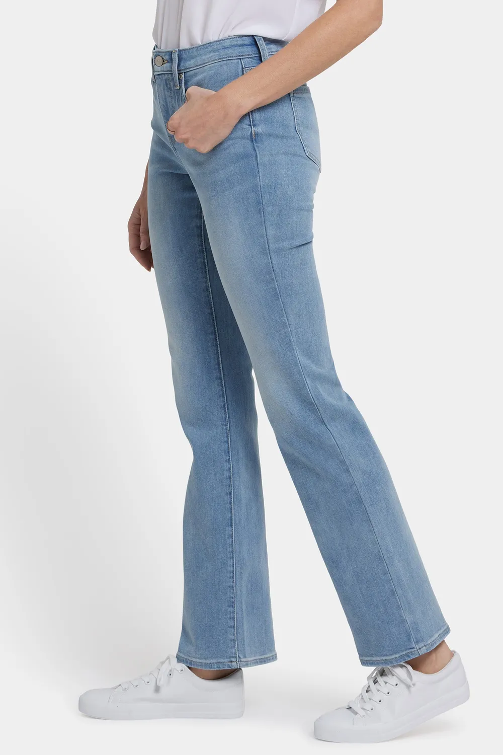 NYDJ Barbara Bootcut Jeans Petite Majestic Dusk blau