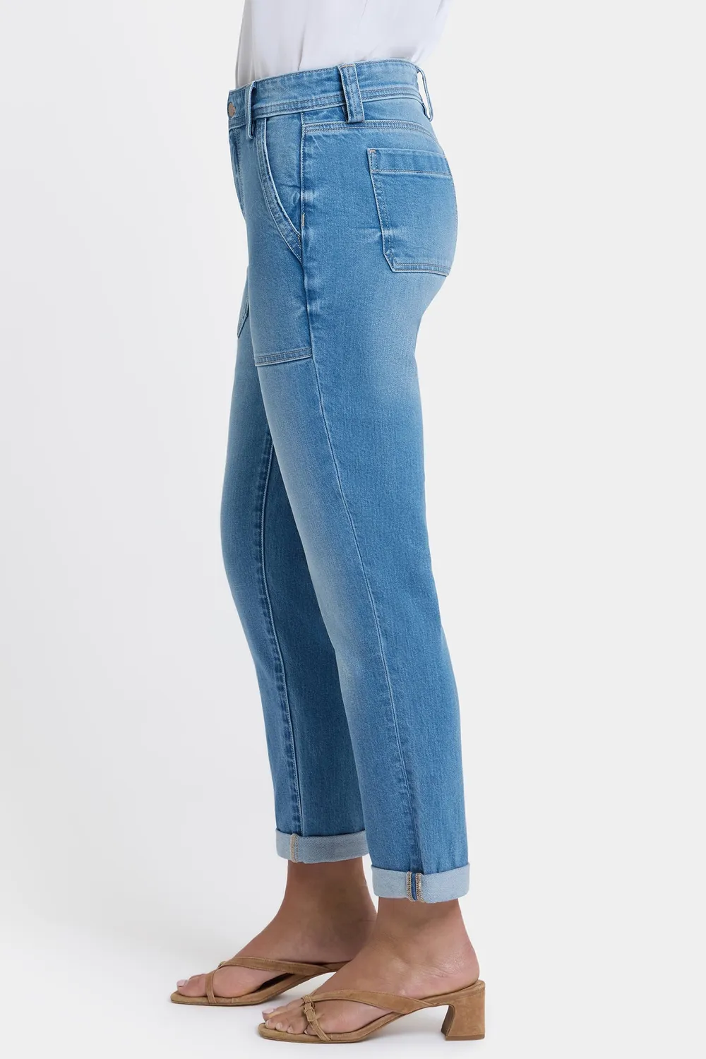 NYDJ Margot Girlfriend Jeans Vista Lakes Mid-Rise