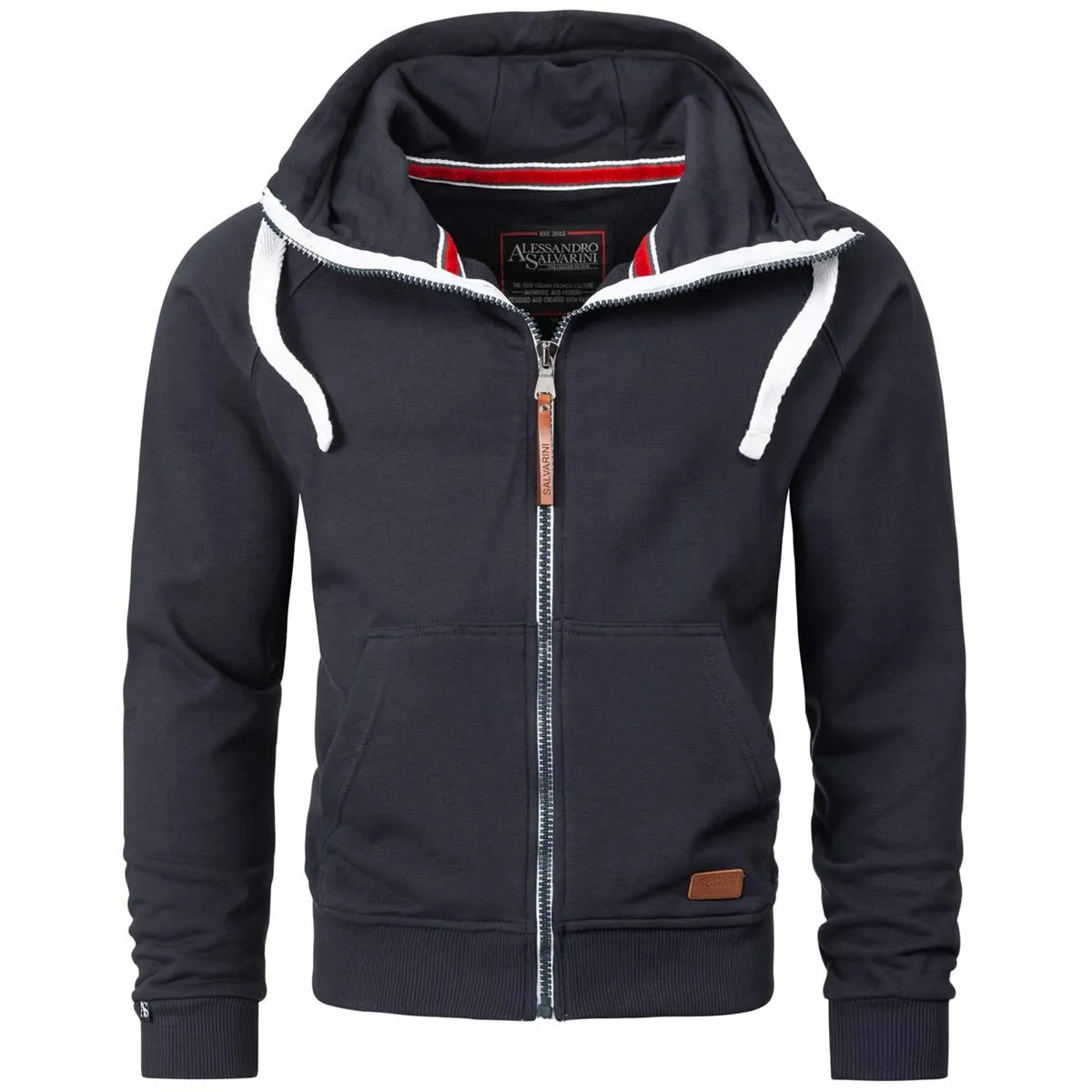 Alessandro Salvarini AS192 Herren Sweatjacke Baumwolle Größe L