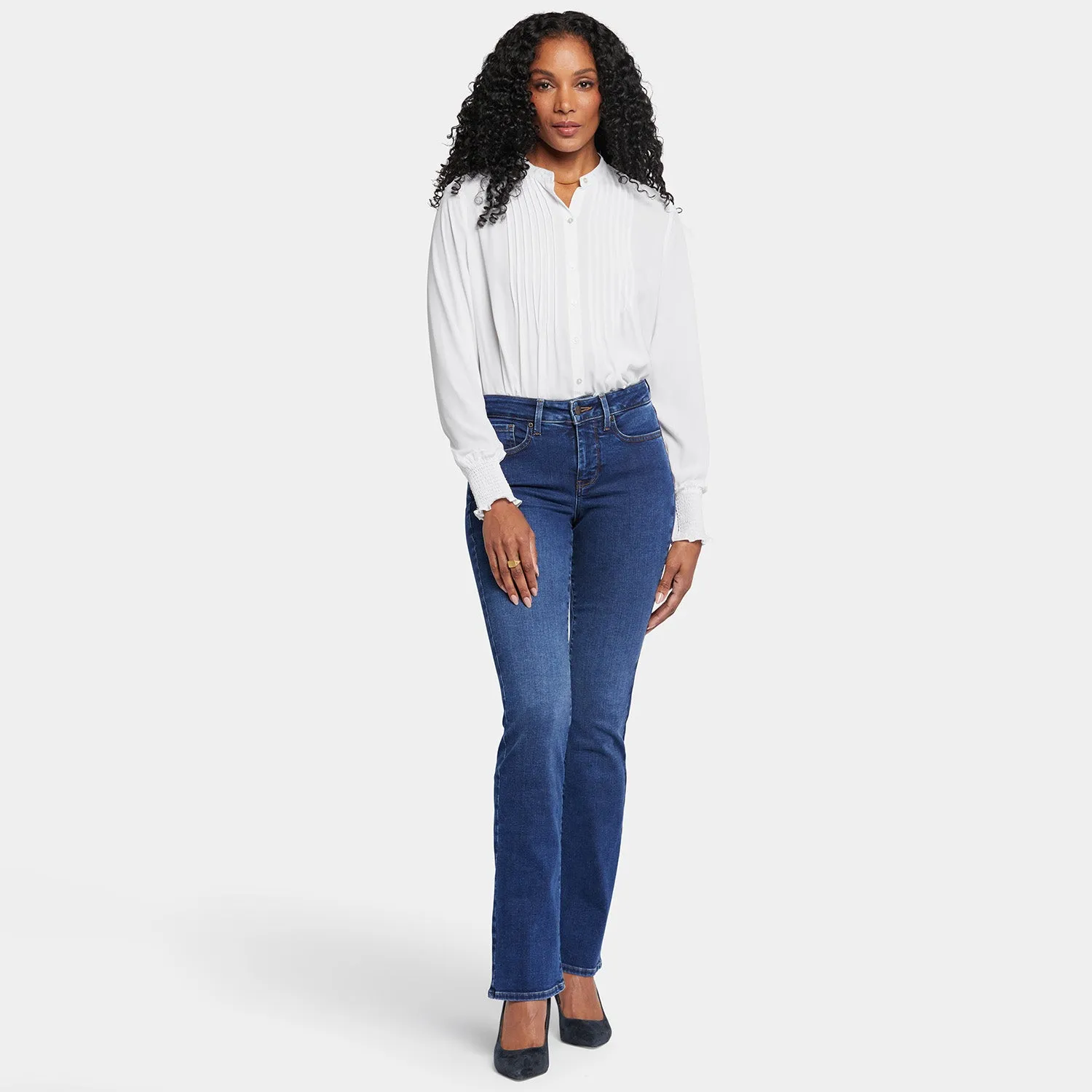 NYDJ Barbara Bootcut Jeans Cooper Blau vintage
