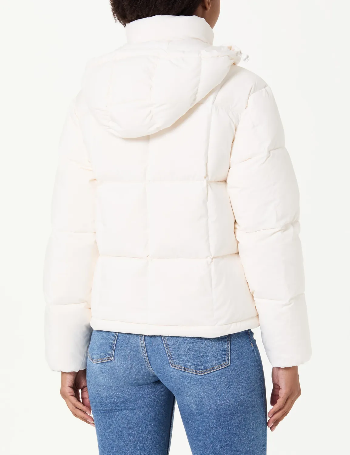 Tommy Jeans Alaska Grid Down Pufferjacke Schwarz M