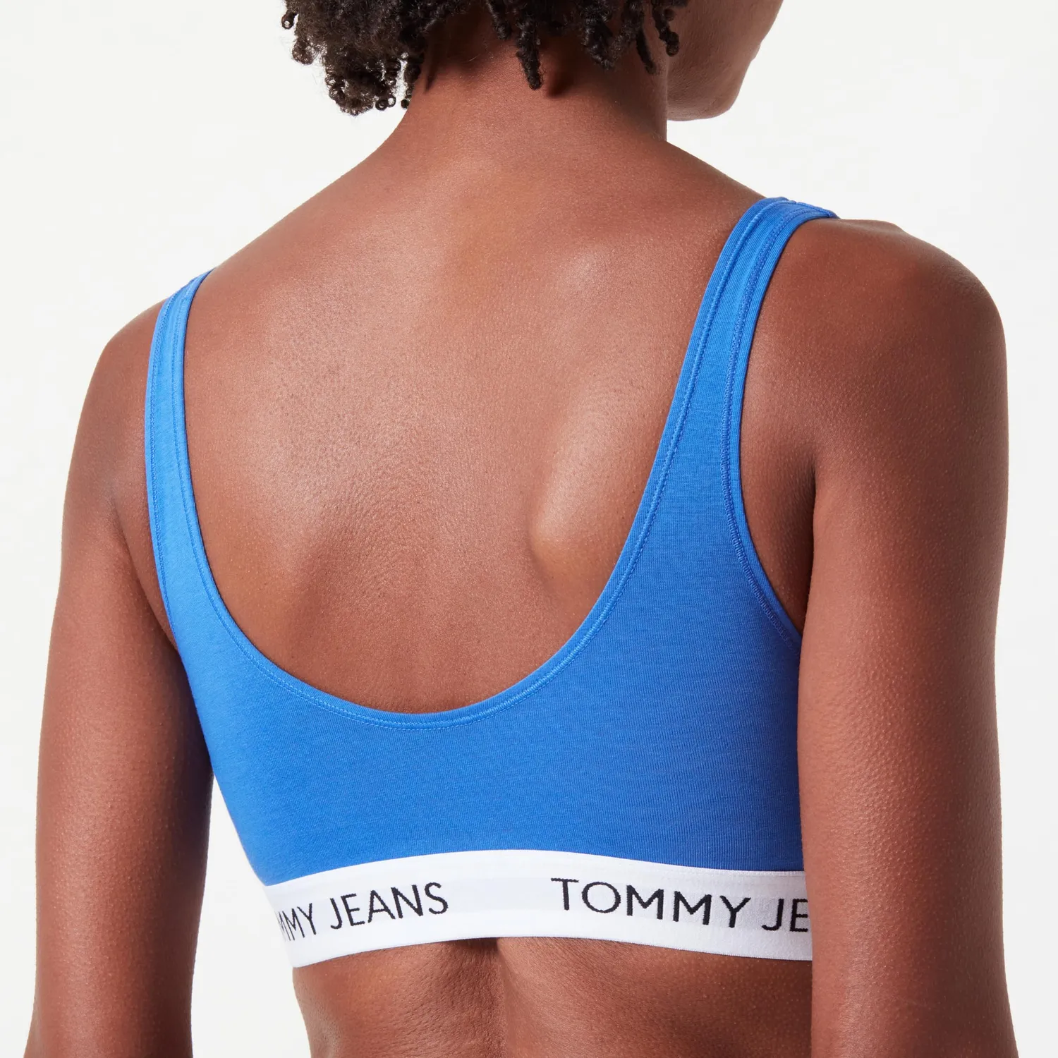 Tommy Jeans Cut Out Damen Bralette Blau Gr. XL