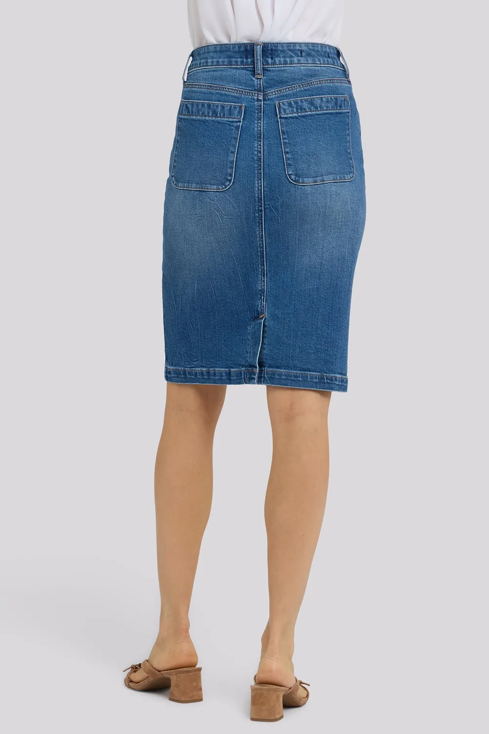NYDJ High Rise Denim Skirt Jeansrock Wild River High Waist