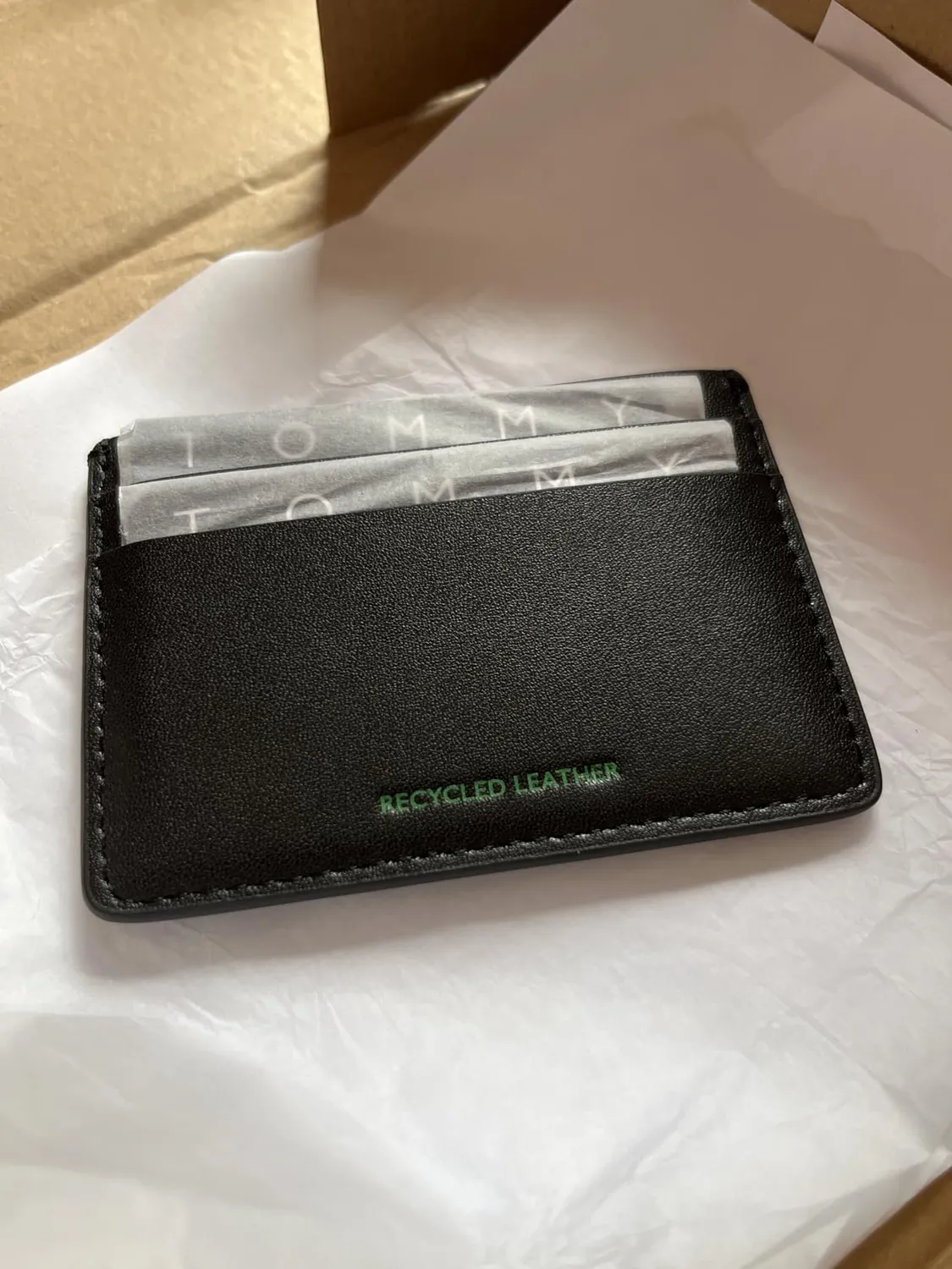 Tommy Jeans Linear Holder Kartenetui Schwarz klein Einheitsgröße