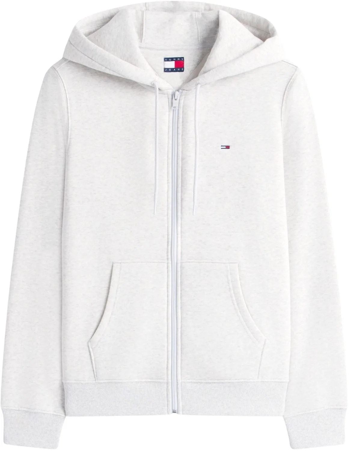 Tommy Jeans Zip Thru Hoodie Damen Kapuzenjacke Ecru