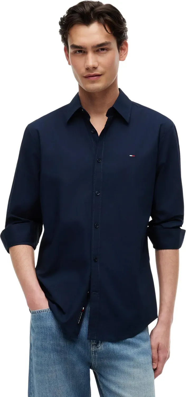 Tommy Jeans Langarmshirt Herren Gr. L Baumwolle