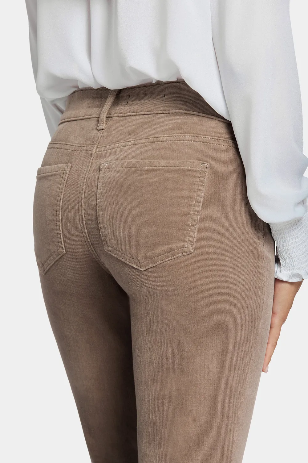 NYDJ Marilyn Straight Hose Saddlewood Cord Stretch