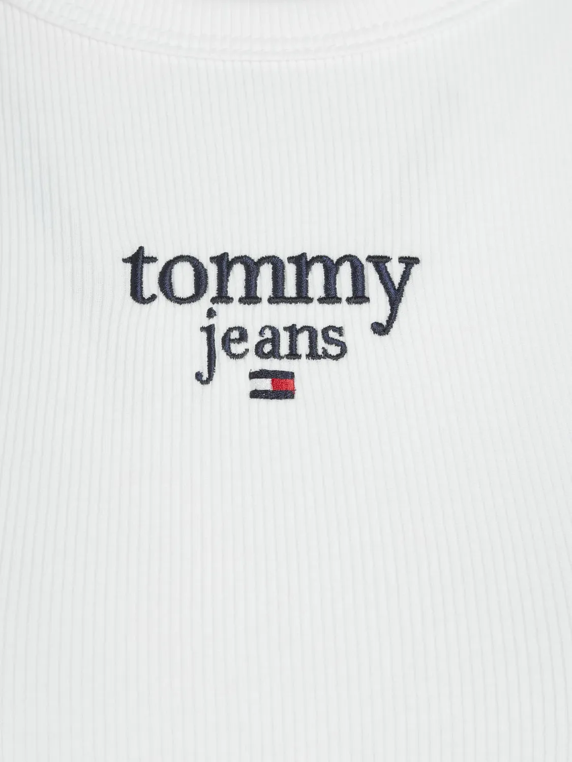 Tommy Jeans Slim Logo Tank Top 6XL Weiß Baumwolle