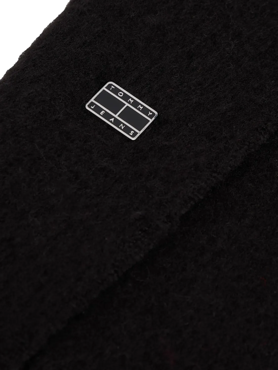 Tommy Jeans Heritage Solid Schal Damen Schwarz weich