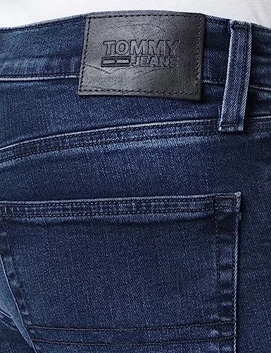 Tommy Jeans Herren Denimhose Stretch Denim Blau