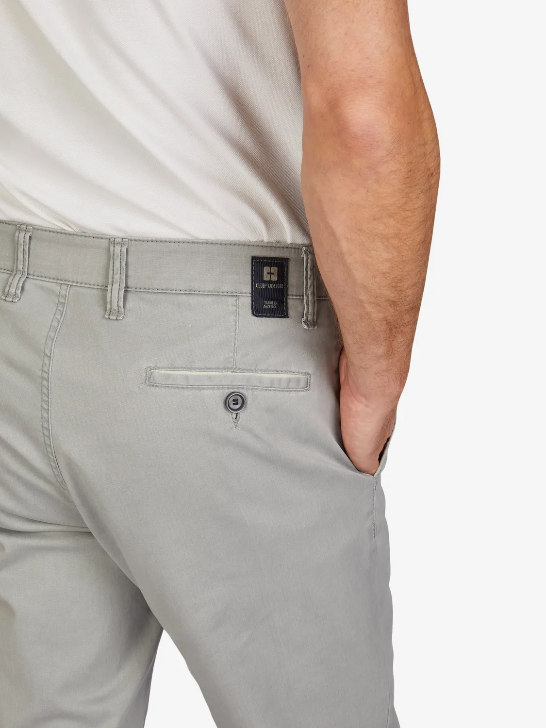 Club of Comfort Denver 7901 Chino hellgrau Straight Fit