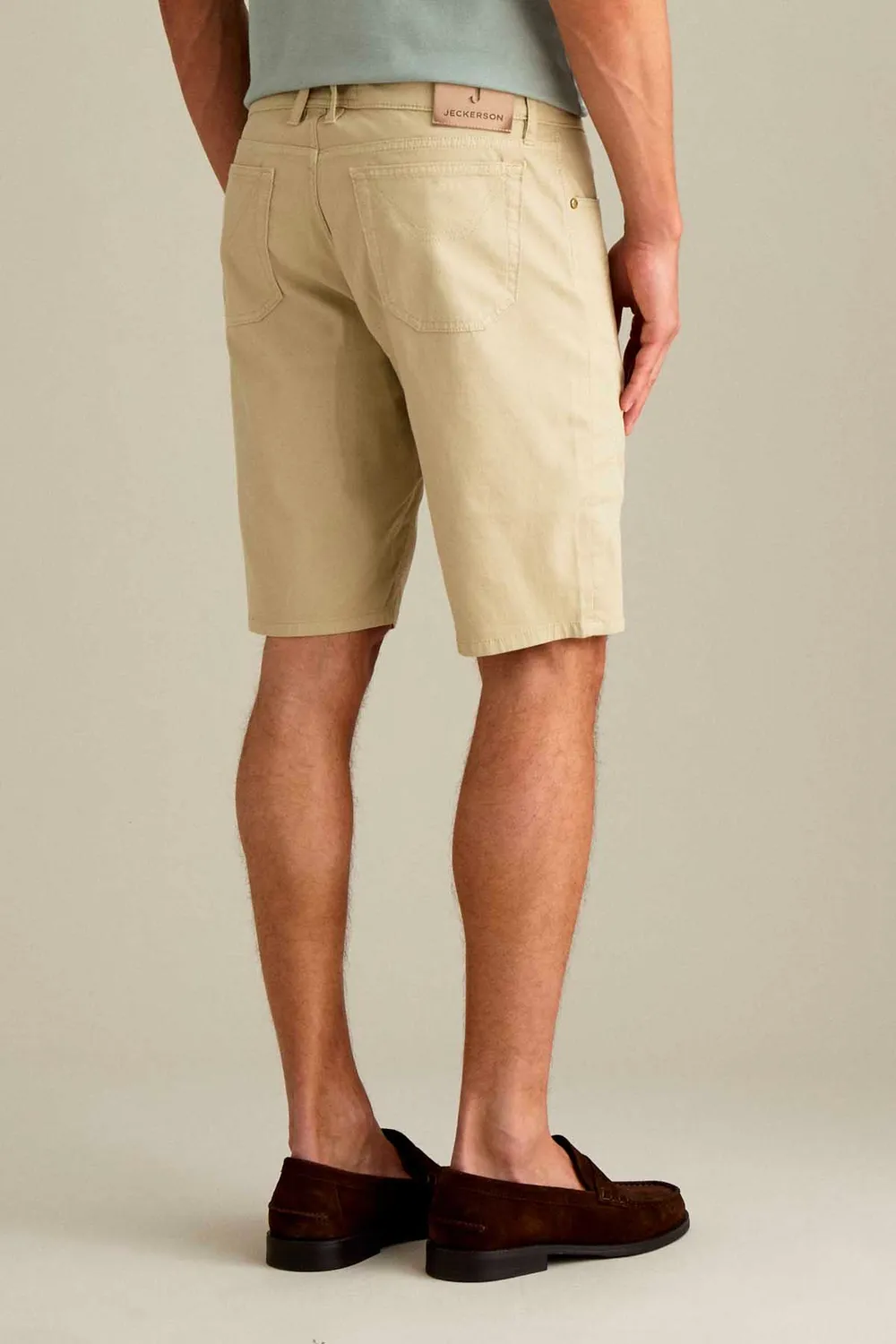 Jeckerson Jayden Slim Fit Bermuda hellbeige
