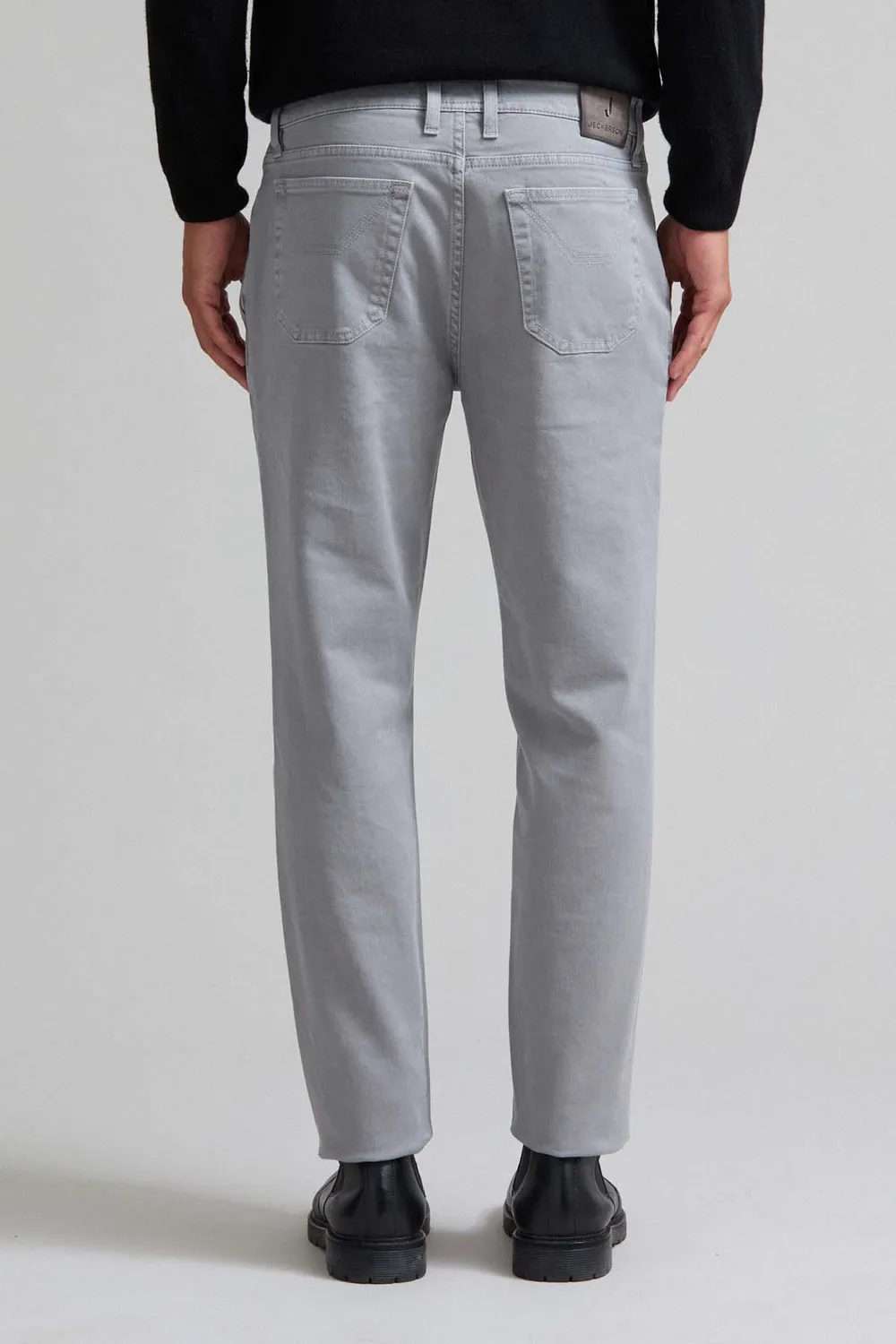 Jeckerson Julius Chino Hellgrau Baumwolle Slim Fit