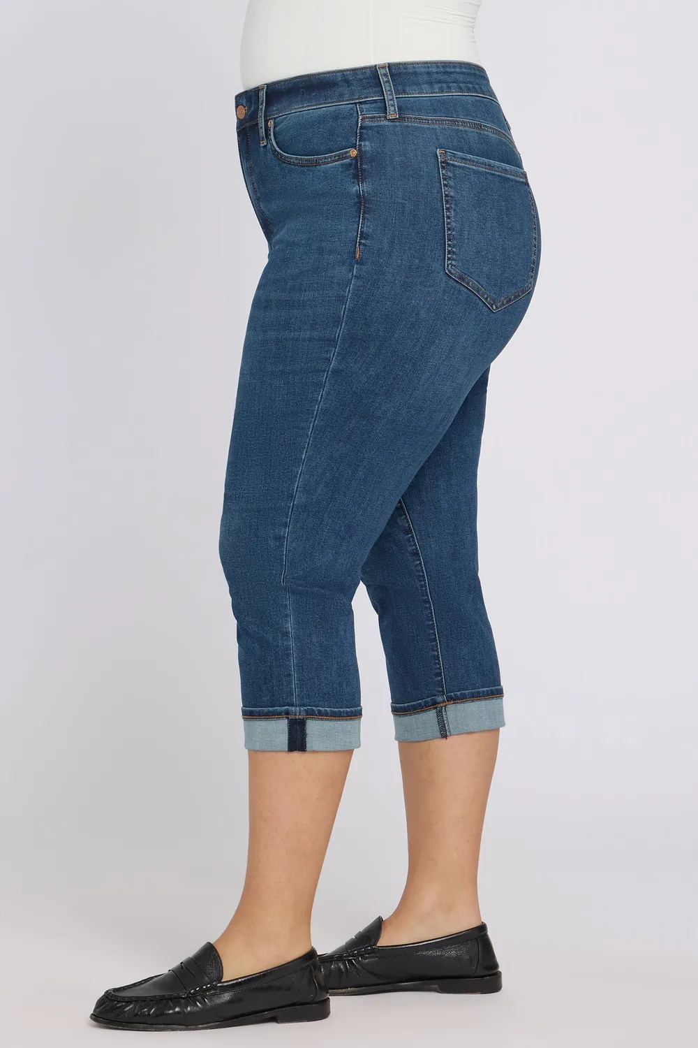 NYDJ Marilyn Crop Jeans Sunset Villa Plus Stretch