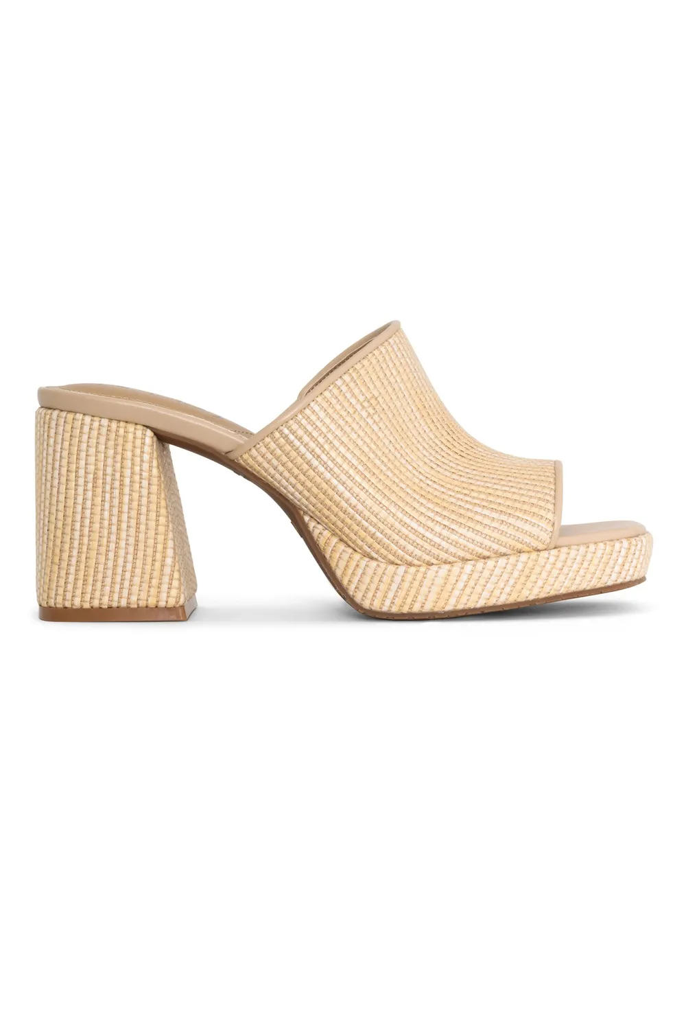 NYDJ Dewi Platform Sandals Natural Plateau