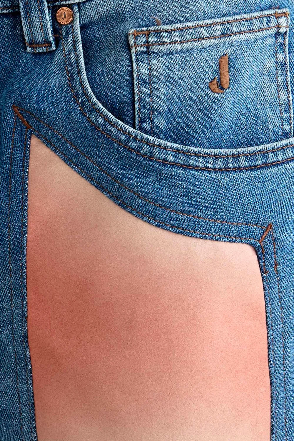 Jeckerson Anniversary Slim Fit Jeans Mittelblau Panama