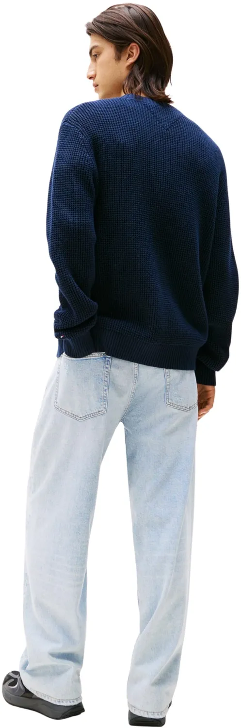 Tommy Jeans Script Chunky Strickpullover 3XL Blau