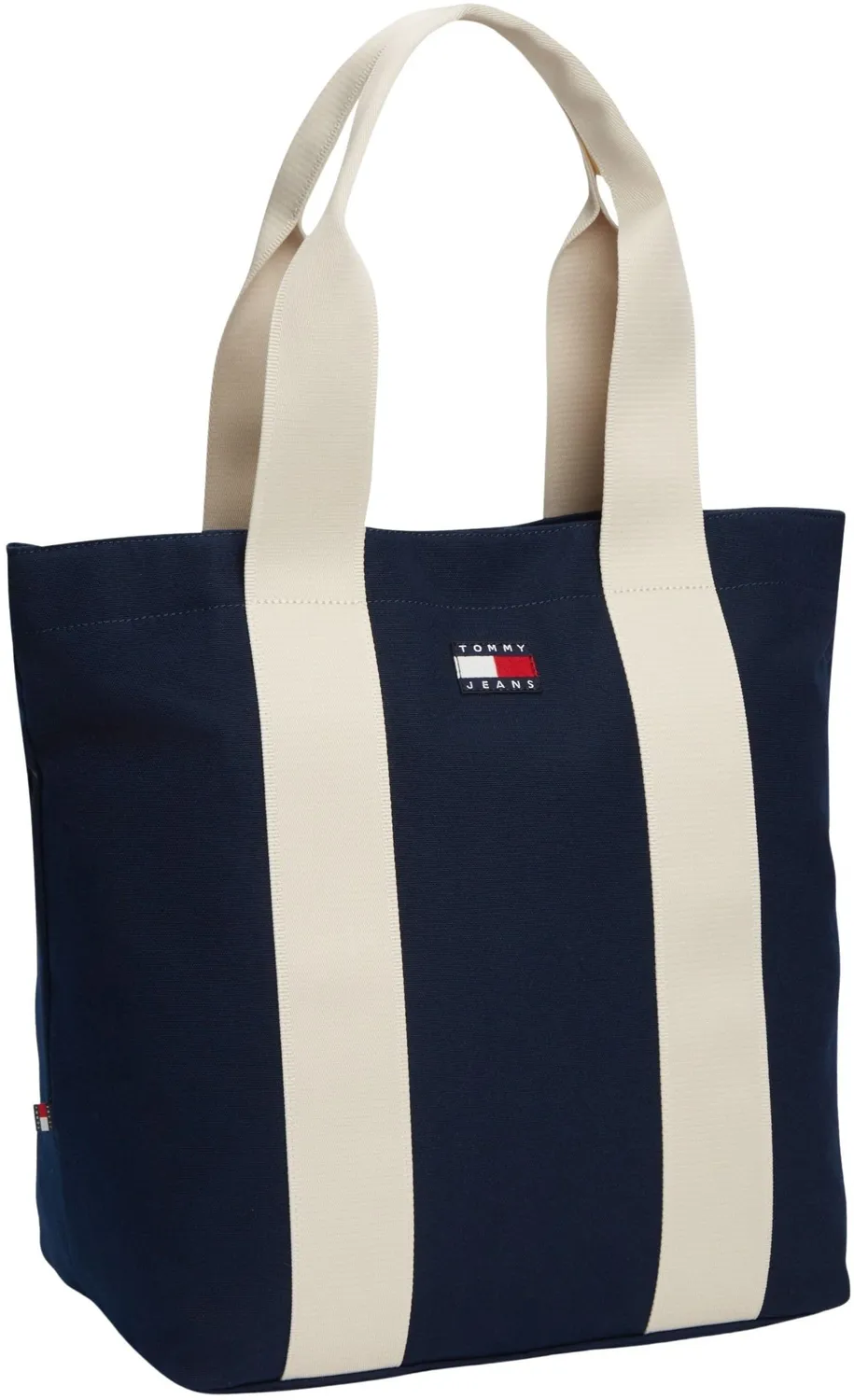 Tommy Jeans Bold Varsity Tote Bag Canvas Dunkelblau