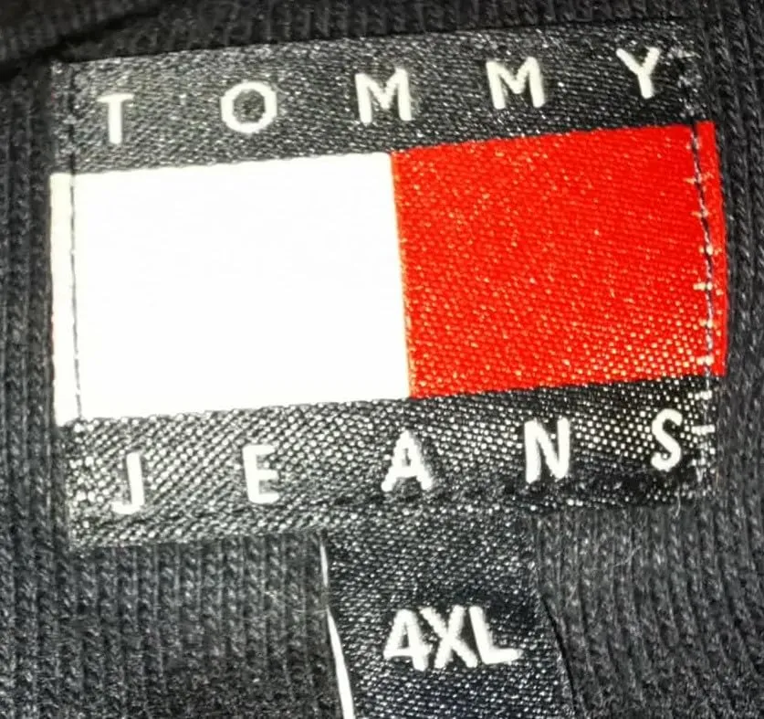 Tommy Jeans TJM Sign Stripe DM0DM23019 Sweatshirt schwarz