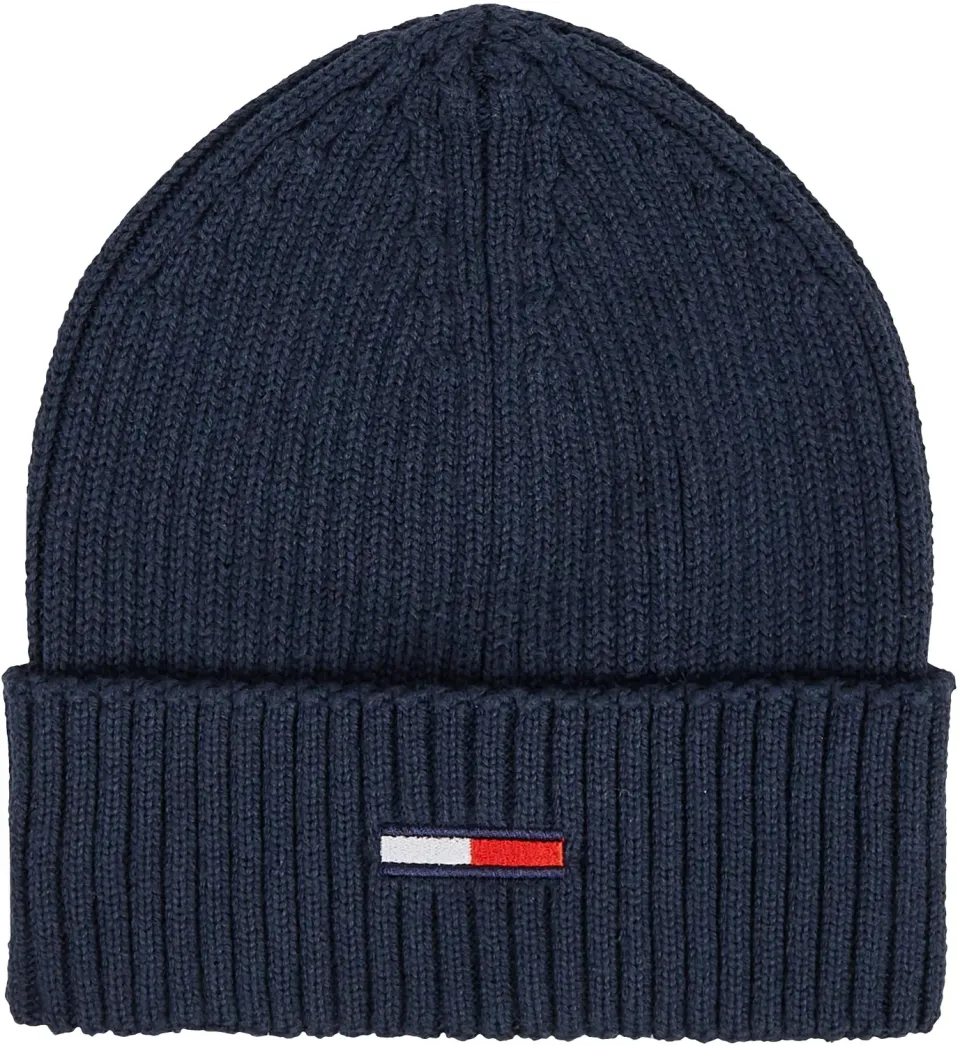 Tommy Jeans Flag Rib Beanie Strickmütze Wintermütze