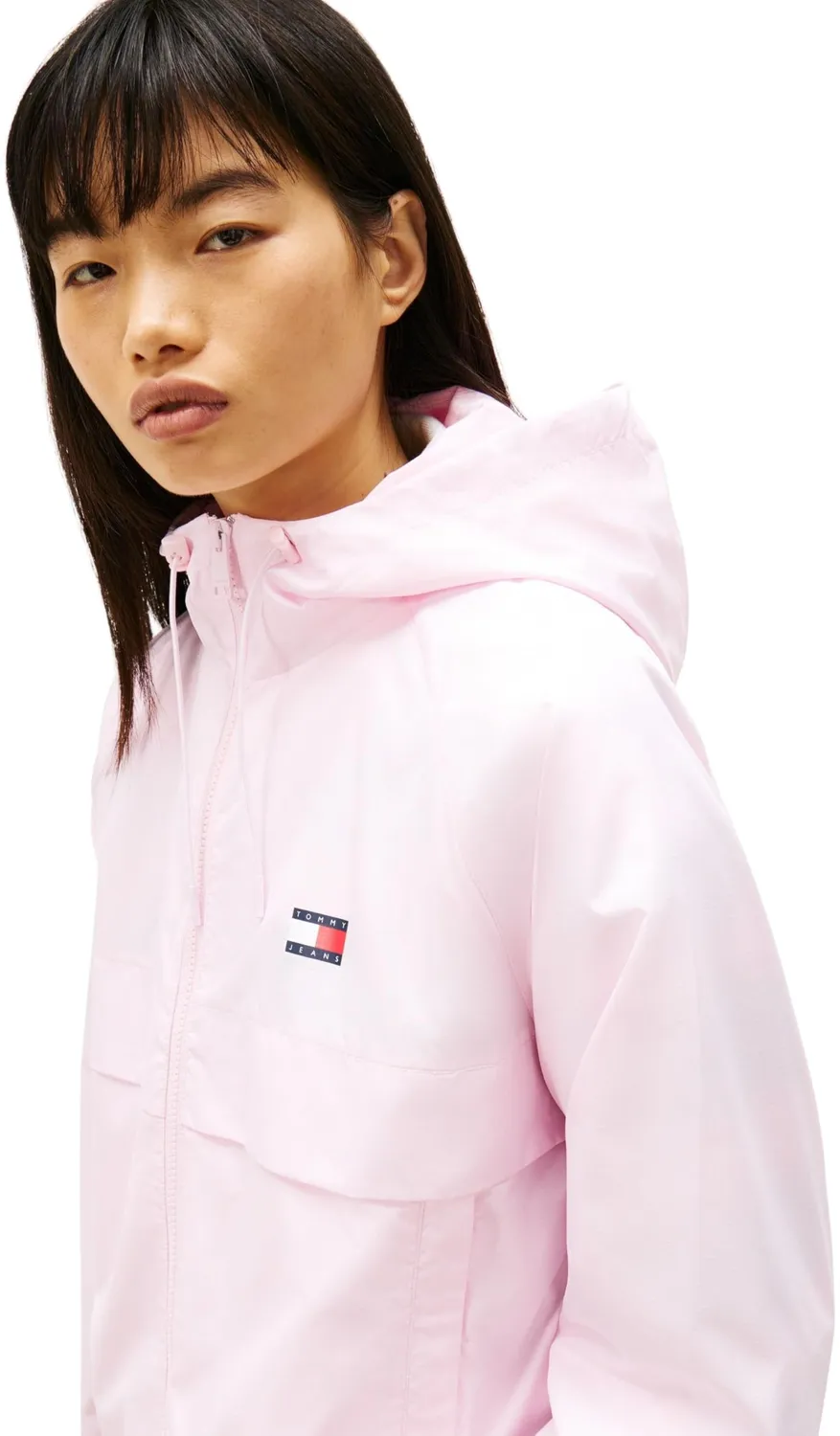 Tommy Jeans Essential Damen Windbreaker Jacke mit Kapuze