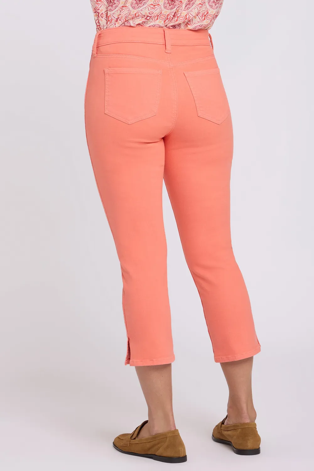 NYDJ Chloe Capri Jeans Peachiness Caprijeans Orange Cool-Denim