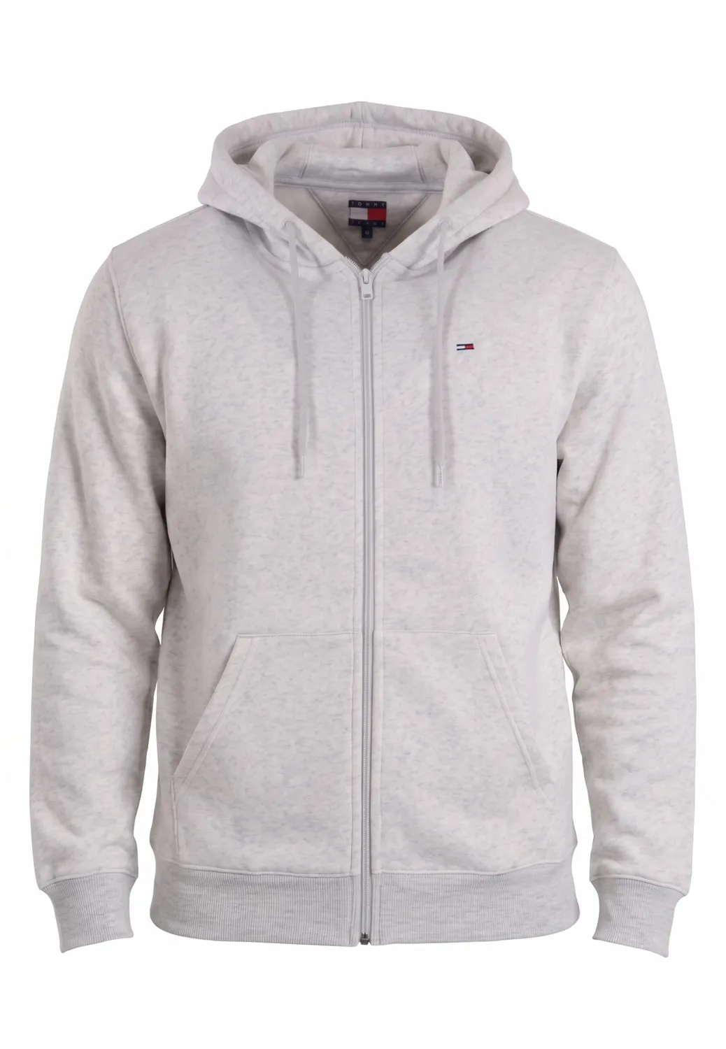 Tommy Jeans TJM DM0DM20743 Zip-Hoodie Grau M Fleece