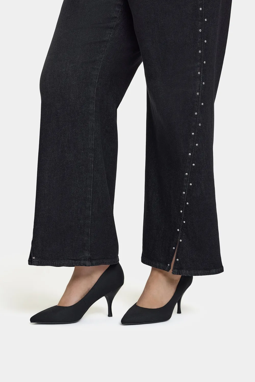 NYDJ Teresa Wide Leg Plus Jeans French Nightfall