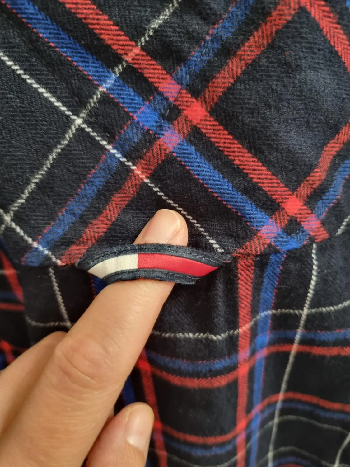 Tommy Jeans Check Pocket Freizeithemd Herren Karo